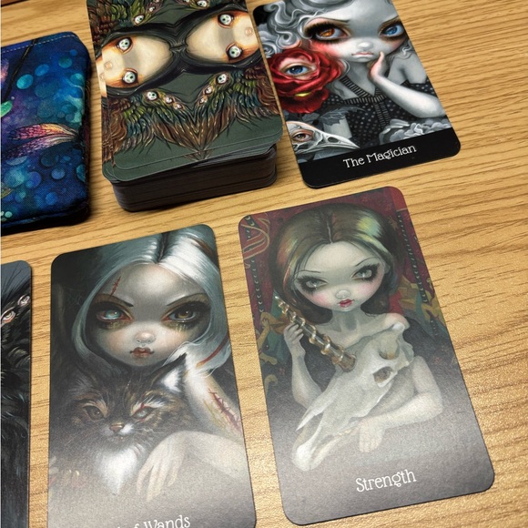 Handmade Tarot Deck with Pouch - Art by Jasmine Beckett-Griffith - Picture 3 of 4